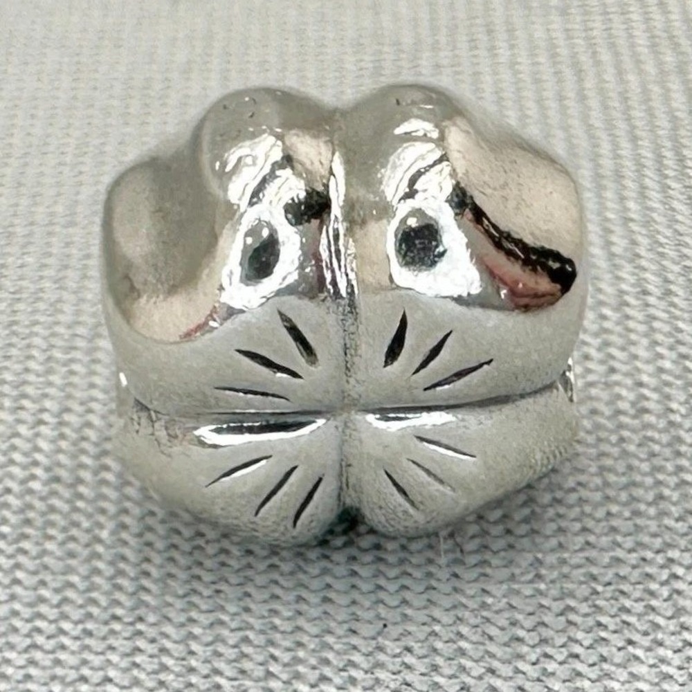 Pandora Sterling Silver Four Leaf Clover Lucky Charm Bead S925 ALE 790157